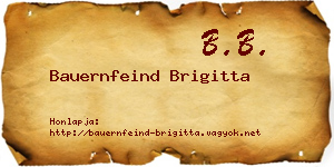 Bauernfeind Brigitta névjegykártya